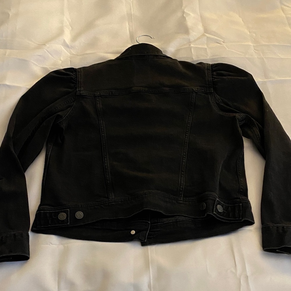 GAP Women's Black Denim Jacket - Picture 6 of 10